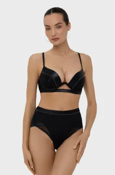 Женские черные трусики от купальника Черный 36 MARC&ANDRE L2513-Z-HRB