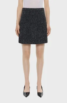 Женская темно-серая юбка с узором Серый 38 Bimba Y Lola 242BR4897.10010