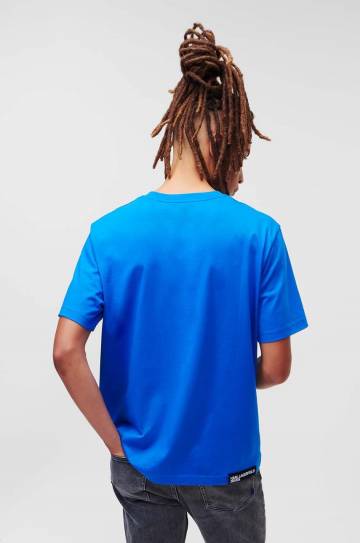 Хлопковая футболка Karl Lagerfeld Jeans с принтом