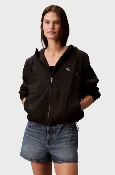 Женская черная ветровка ESSENTIAL Черный S Calvin Klein Jeans LV047F507G