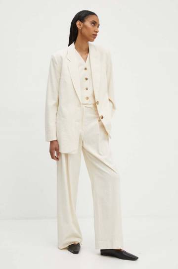 Пиджак By Malene Birger OPHIE цвет бежевый однобортный однотонная Q72527004 Пиджак By Malene Birger OPHIE цвет бежевый однобортный однотонная Q72527004