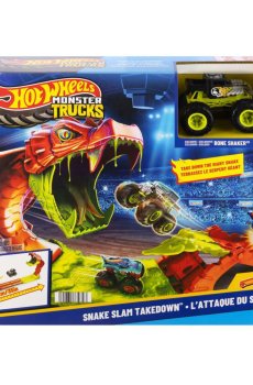 Игровой набор Hot Wheels Monster Trucks Атака змеи, от 4 лет (JJN44)