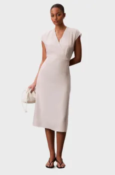 Женское белое платье TENCEL Белый XL Calvin Klein LV044F016G
