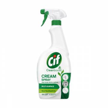 Крем-спрей для чистки различных видов поверхностей Cif Multi-Surface Cream Spray, 700 мл Крем-спрей для чистки различных видов поверхностей Cif Multi-Surface Cream Spray, 700 мл
