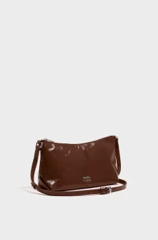 Женская коричневая кожаная сумка Коричневый ONESIZE Bimba Y Lola 261BBA861.11619