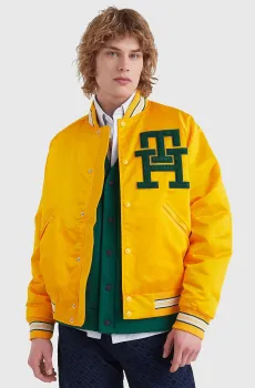Мужской желтый бомбер VARSITY Желтый XL Tommy Hilfiger MW0MW29017