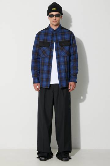 Куртка Neil Barett LOOSE BICOLOR FLAP POCKET PADDED мужская переходная oversize PBCS024C.V041C.3705 Куртка Neil Barett LOOSE BICOLOR FLAP POCKET PADDED мужская переходная oversize PBCS024C.V041C.3705