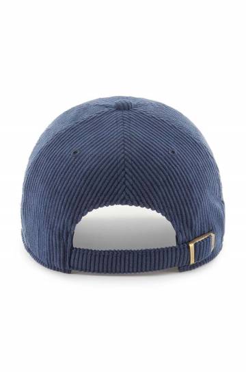 Вельветовая кепка 47 brand MLB New York Yankees цвет синий с аппликацией B-THCKM17EWS-NYA Вельветовая кепка 47 brand MLB New York Yankees цвет синий с аппликацией B-THCKM17EWS-NYA