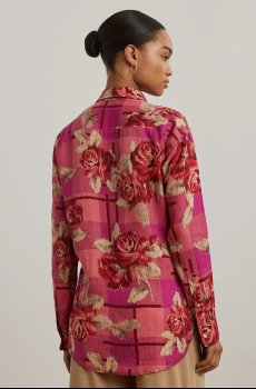 Льняная рубашка Lauren Ralph Lauren