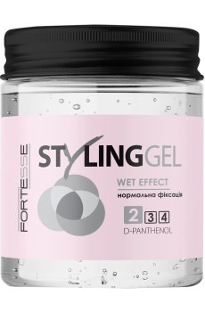 Гель для укладки волос FORTESSE Styling Gel Еффект мокрых волос, 200 мл