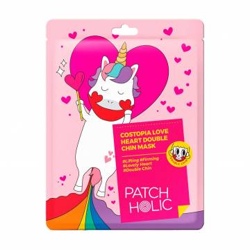 Маска для зоны подбородка Patch Holic Costopia Love Heart Double Chin Mask, 12 г Маска для зоны подбородка Patch Holic Costopia Love Heart Double Chin Mask, 12 г