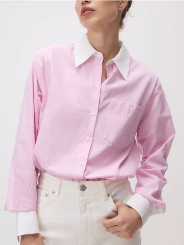 Reserved - LADIES` SHIRT - пильно-рожевий - 146FG-39X Reserved - LADIES` SHIRT - пильно-рожевий - 146FG-39X