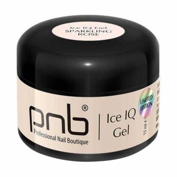 Низкотемпературный гель для ногтей PNB UV/LED Ice IQ Gel, Sparkling Rose, 15 мл Низкотемпературный гель для ногтей PNB UV/LED Ice IQ Gel, Sparkling Rose, 15 мл