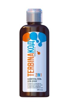 Шампунь-гель для душа 2 в 1 ФітоБіоТехнології Terbinaкод, 200 мл