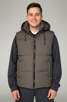 Жилетка мужская серого цвета RD-428-grey