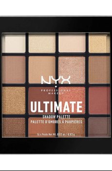 Уценка! Палетка теней для век NYX Professional Makeup Ultimate Shadow Palette 16 оттенков, Warm Neutrals, 12.8 г