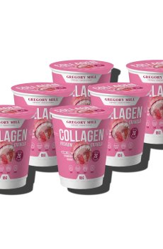 Набір 2Go Колагенова гранола Полуниця Кокос Gregory Mill Premium Granola (6 × 65 г), 390 г