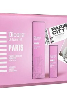 Парфюмированный набор женский Dicora Urban Fit Paris (туалетная вода, 100 мл + туалетная вода, 30 мл)