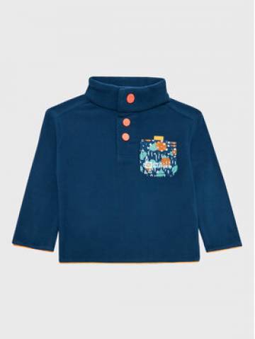 Jack Wolfskin Флісовий реглан Villi Button 1609951 Cиній Regular Fit Jack Wolfskin Флісовий реглан Villi Button 1609951 Cиній Regular Fit