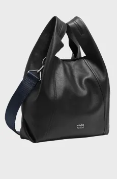 Женская черная кожаная сумка Черный ONESIZE Bimba Y Lola 252BBAJ7U.14000