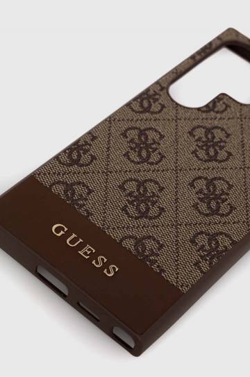 Чехол на телефон Guess Galaxy S24 Ultra цвет коричневый GUHCS24LG4GLBR Чехол на телефон Guess Galaxy S24 Ultra цвет коричневый GUHCS24LG4GLBR