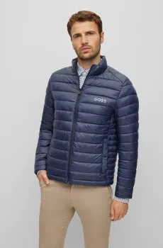 Мужская темно-синяя куртка Синий 46 BOSS 50481548;404
