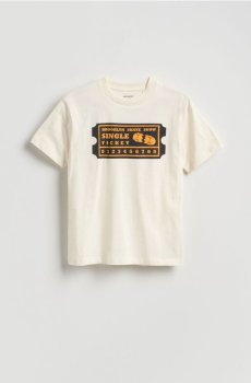 Reserved - Футболка з принтом - кремовий - 021IT-01X