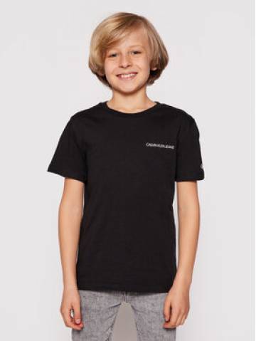 Calvin Klein Jeans Футболка Chest Logo IB0IB00456 Чорний Regular Fit Calvin Klein Jeans Футболка Chest Logo IB0IB00456 Чорний Regular Fit
