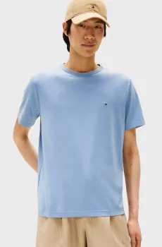 Мужская голубая футболка TECH TEE Голубой L Tommy Hilfiger MW0MW37313