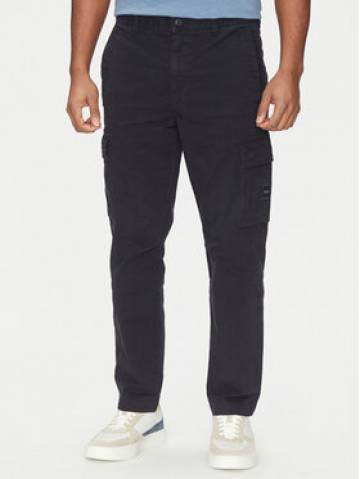BOSS Штани з тканини Sisla-8 50530599 Cиній Regular Fit BOSS Штани з тканини Sisla-8 50530599 Cиній Regular Fit