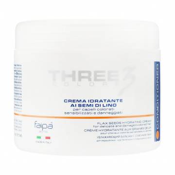 Бальзам Faipa Roma Three Colore Hydrating Mask для окрашенных, чувствительных и поврежденных волос, с семенами льна, 500 мл Бальзам Faipa Roma Three Colore Hydrating Mask для окрашенных, чувствительных и поврежденных волос, с семенами льна, 500 мл