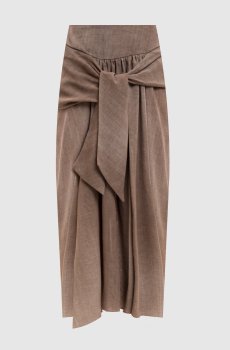 Коричневая юбка