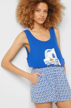 Женская синяя майка COLMA Синий M Etam 6539406