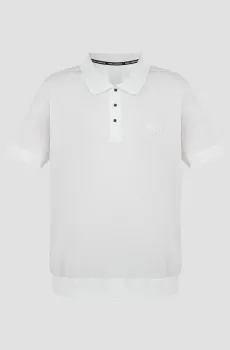 Мужское белое поло Белый S Karl Lagerfeld 551200.745082;10