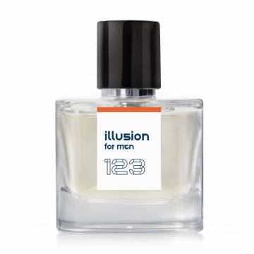 Ellysse Illusion 123 Парфюмированная вода мужская, 60 мл Ellysse Illusion 123 Парфюмированная вода мужская, 60 мл