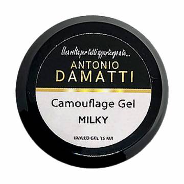 Камуфлирующий гель для ногтей Antonio Damatti Camouflage Gel Milky, 15 мл