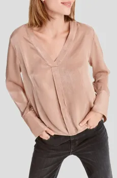 Женская бежевая блуза Бежевый XS DKNY P3AANQDA