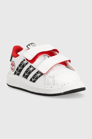 Детские кроссовки adidas GRAND COURT Spider-man цвет белый Детские кроссовки adidas GRAND COURT Spider-man цвет белый