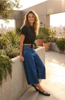 Віскозна сорочка - чорний