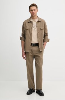 Хлопковая футболка Guess TERRY