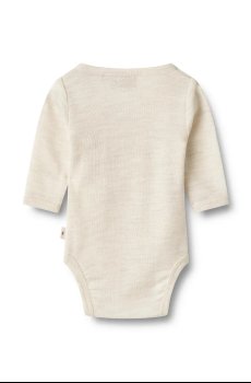 Боди для младенцев с шерсти мериноса Wheat