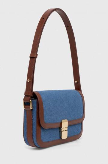 Сумочка A.P.C. sac grace baguette цвет коричневый COHDH.F61615 Сумочка A.P.C. sac grace baguette цвет коричневый COHDH.F61615