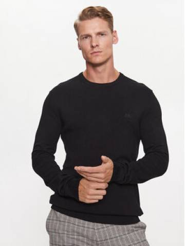 Lindbergh Светр 30-80043 Чорний Slim Fit Lindbergh Светр 30-80043 Чорний Slim Fit