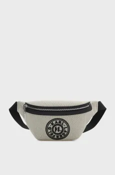 Мужская бежевая поясная сумка Бежевый ONESIZE Karl Lagerfeld B2M30197;106