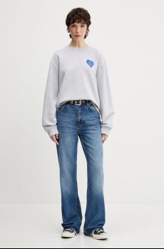 Хлопковая кофта Hugo Blue Oversized Crew_B_3