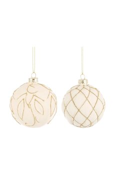 Набор новогодних шаров home & lifestyle 2 шт