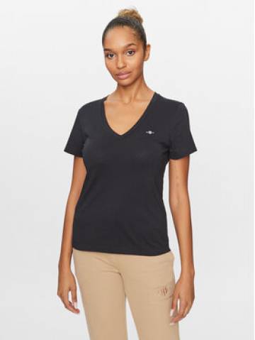 Gant Футболка Shield 4200750 Чорний Regular Fit Gant Футболка Shield 4200750 Чорний Regular Fit