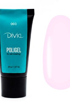 Полигель для наращивания ногтей Divia Polygel 003, 15 г