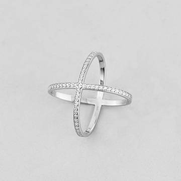 Серебряное кольцо Minimal 15040-17.0 17 Серебряное кольцо Minimal 15040-17.0 17