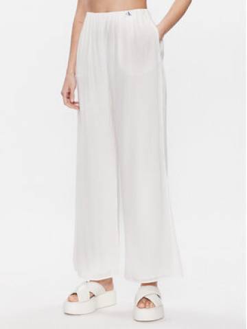 Calvin Klein Jeans Штани з тканини J20J221075 Білий Relaxed Fit Calvin Klein Jeans Штани з тканини J20J221075 Білий Relaxed Fit